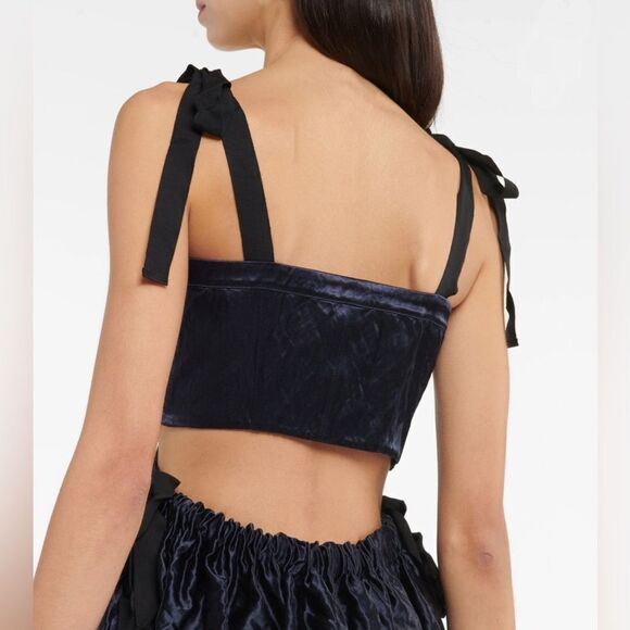 ULLA JOHNSON metallic midi dress size 8 - Picture 4 of 12